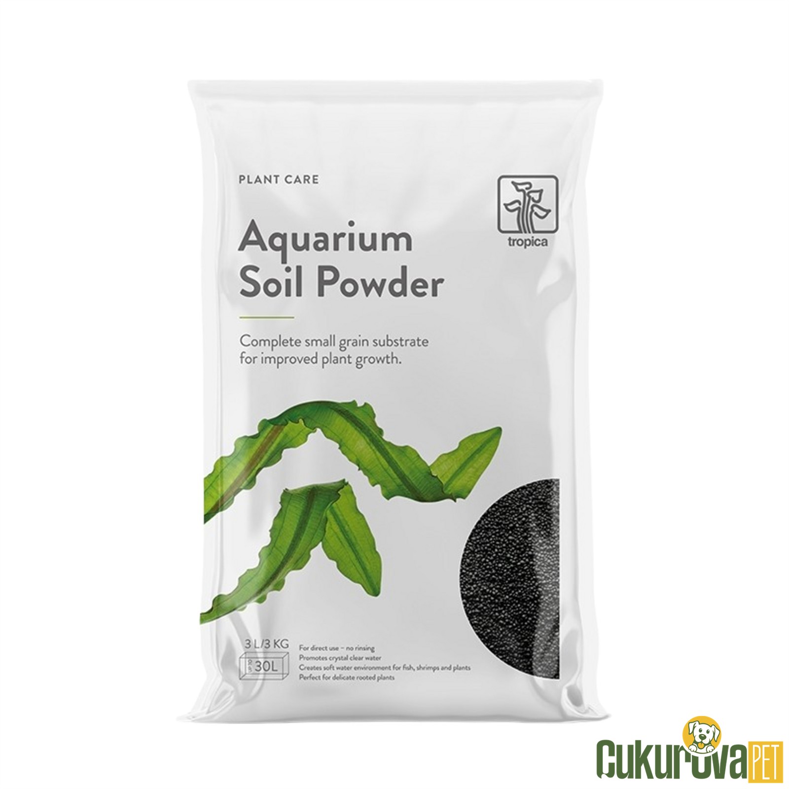 Tropica Aquarium Soil Powder Bitki Kumu Siyah 0.5 - 1 Mm / 3 L