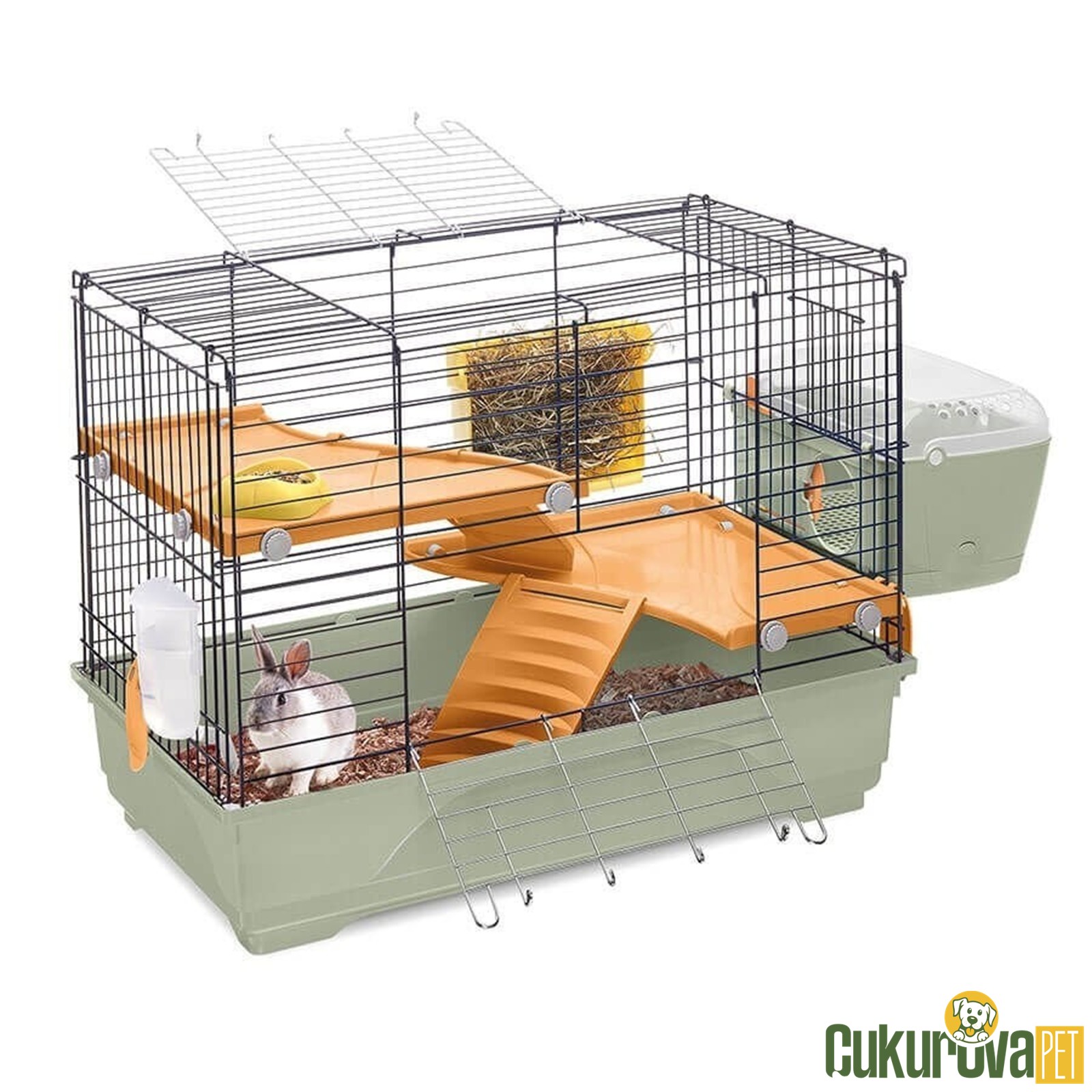 Imac Benny 80 Tavşan Kafesi 80 x 48.5 x 60 Cm
