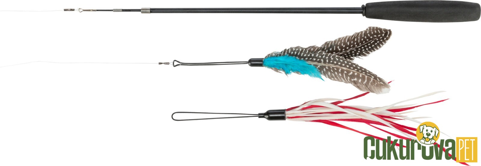 Trixie Kedi Oltası İki Oyuncaklı Teleskopik 40 x 98 Cm