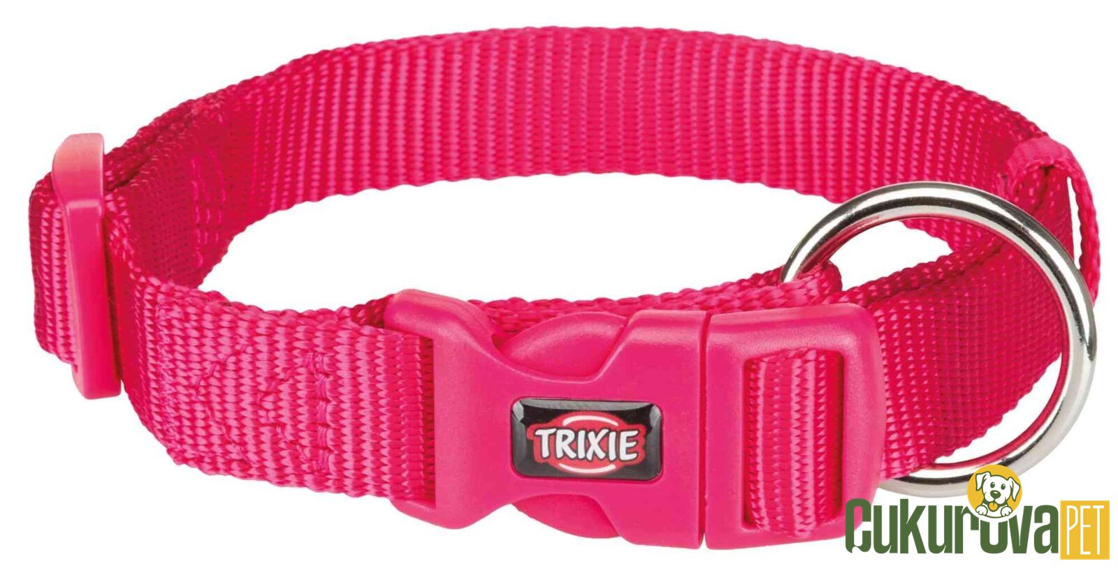 Trixie Premium Köpek Boyun Tasması M - L Fuşya - 35 x 55 Cm - 20 Mm