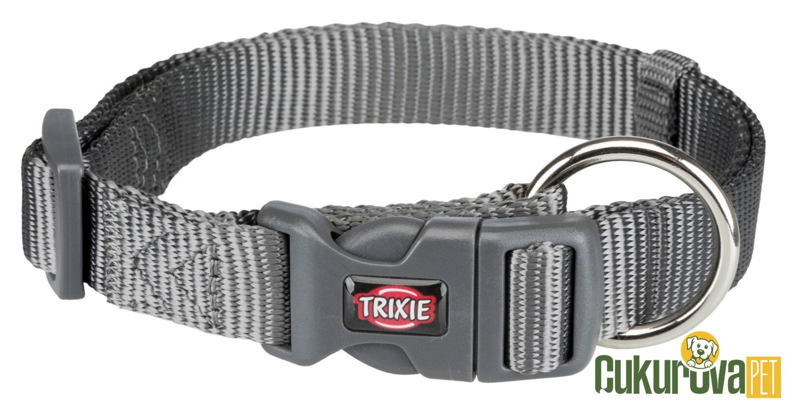 Trixie Premium Köpek Boyun Tasması M - L Gri - 35 x 55 Cm - 20 Mm