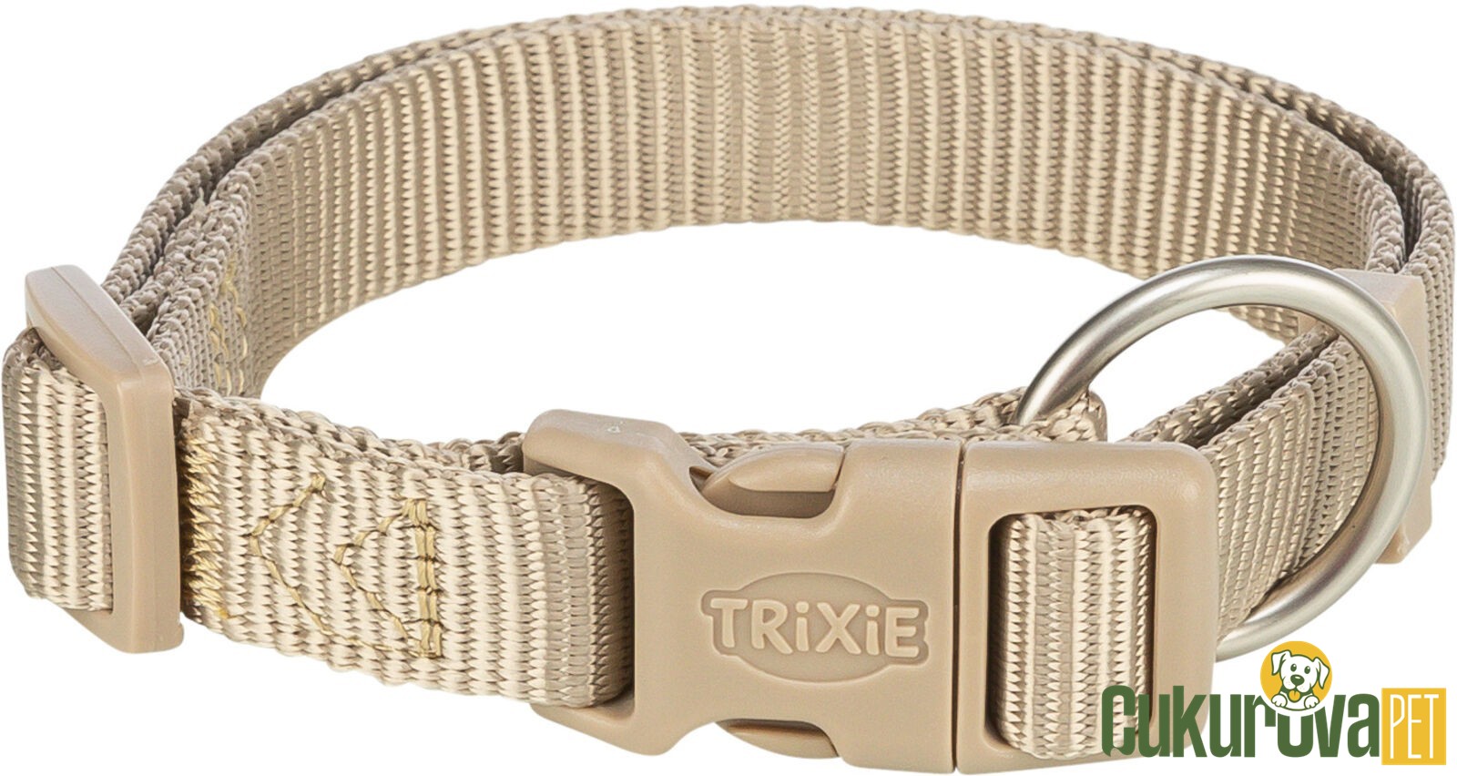 Trixie Premium Köpek Boyun Tasması M - L Kum Beji - 35 x 55 Cm - 20 Mm