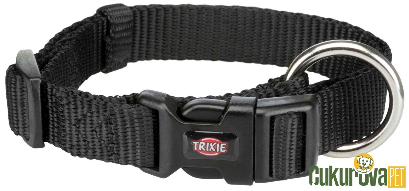 Trixie Premium Köpek Boyun Tasması M - L Siyah - 35 x 55 Cm - 20 Mm