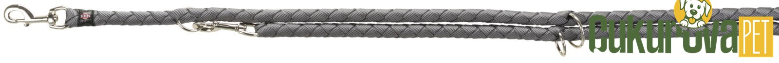 Trixie Cavo Ayarlanabilir Köpek Gezdirme Kayışı L - XL, Gri, 2 M x 18 Mm