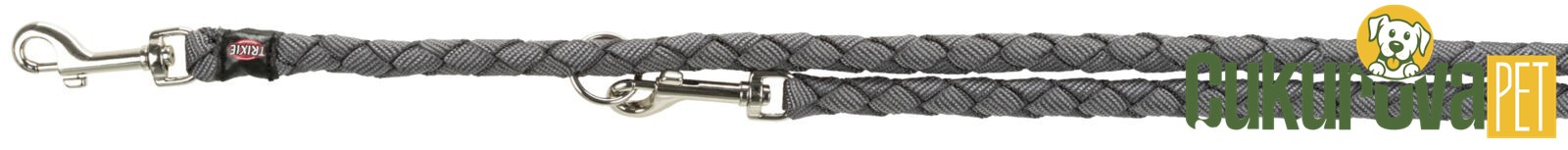 Trixie Cavo Ayarlanabilir Köpek Gezdirme Kayışı S - M, Gri, 2 M x 12 Mm