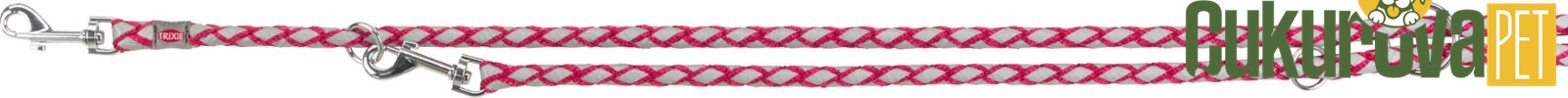Trixie Cavo Reflektörlü Ayarlanabilir Gezdirme Kayışı S - M, Fuşya, 2 M x 12 Mm