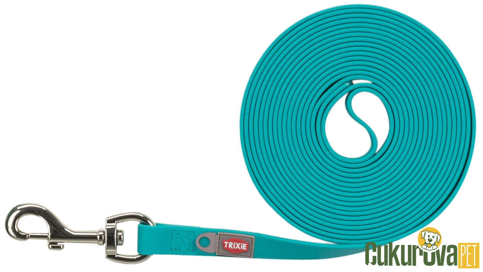 Trixie Easy Life Tracking Köpek Gezdirme Kayışı M - XL, Okyanus Rengi, 5 M - 17 Mm
