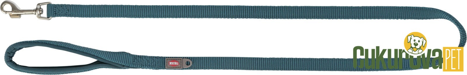 Trixie Premium Köpek Gezdirme Kayışı XS - S, Petrol Mavisi, 1.20 M x 15 Mm