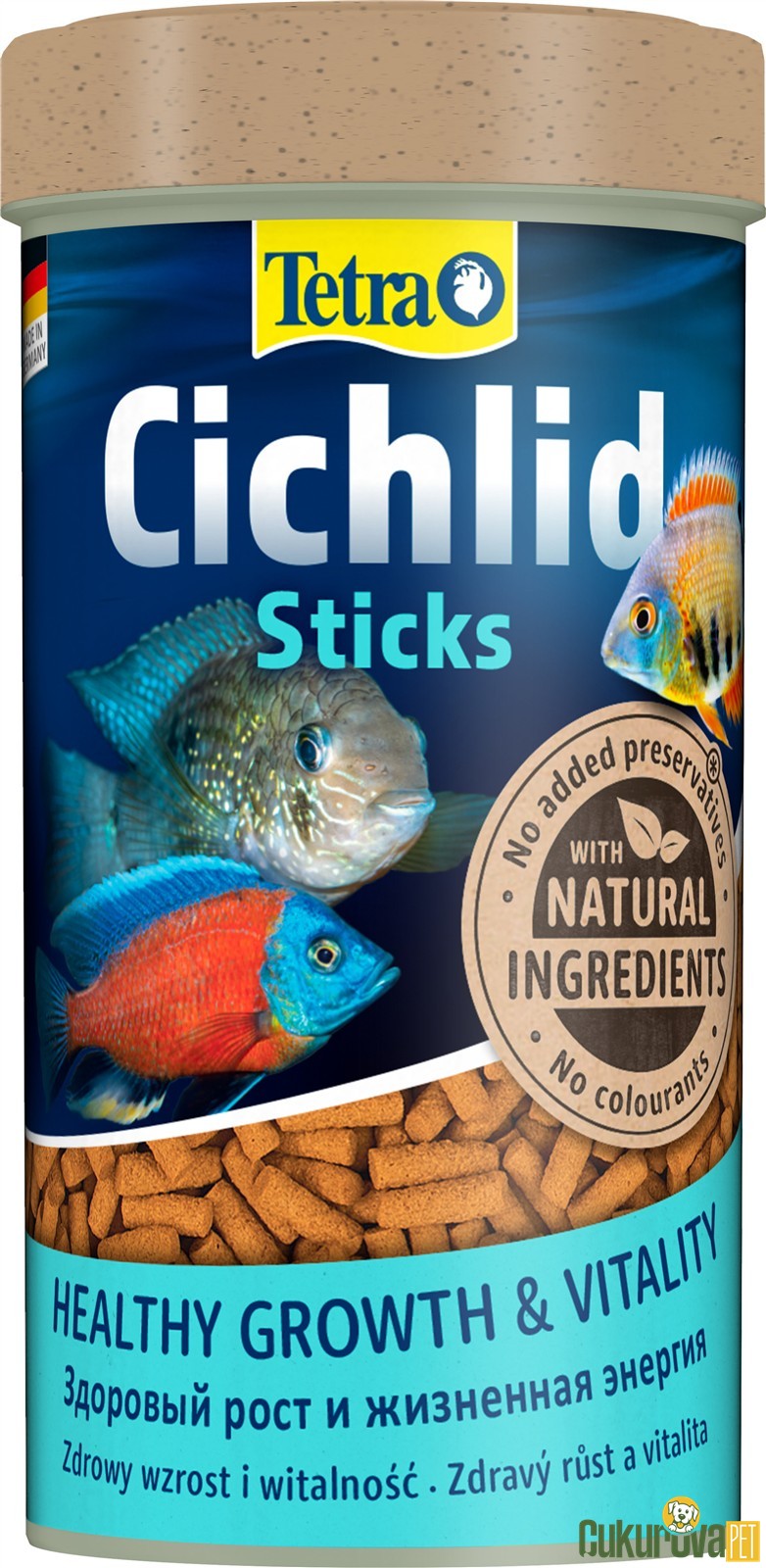 Tetra Cichlid Sticks Stick Yem 250 Ml - 75 Gr