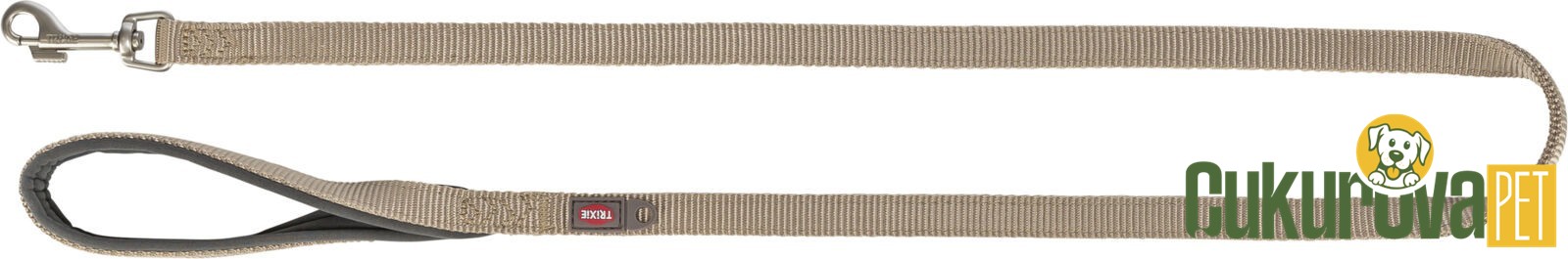 Trixie Premium Köpek Gezdirme Kayışı L - XL, Kum Beji, 1 M - 25 Mm