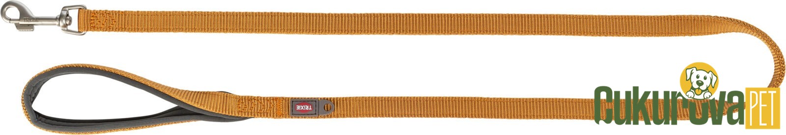 Trixie Premium Köpek Gezdirme Kayışı M - L, Hardal Sarısı, 1 M - 20 Mm