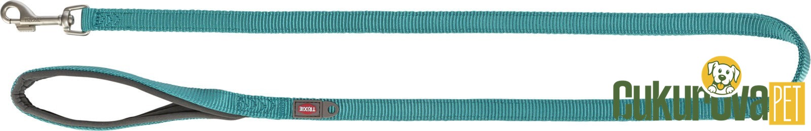 Trixie Premium Köpek Gezdirme Kayışı M - L, Su Yeşili, 1 M - 20 Mm