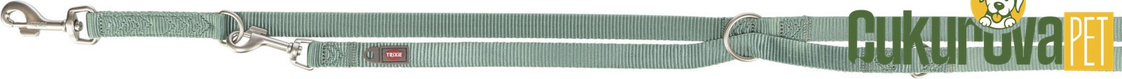 Trixie Premium Ayarlanabilir Köpek Gezdirme Kayışı Xs, Adaçayı Yeşili, 2 M - 10 Mm