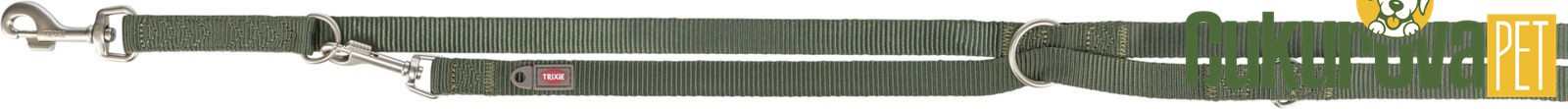 Trixie Premium Ayarlanabilir Köpek Gezdirme Kayışı Xs, Zeytin Yeşili, 2 M - 10 Mm
