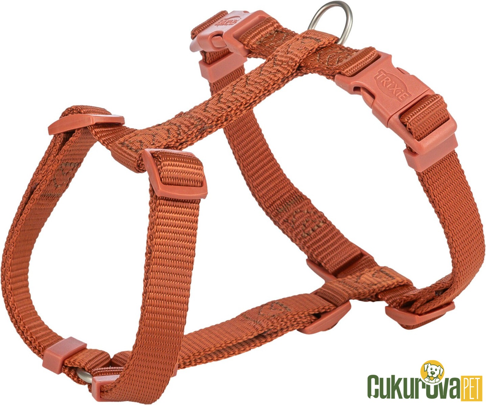 Trixie Premium H Tipi Köpek Göğüs Tasması M - L, Pas Rengi, 52 x 75 Cm - 20 Mm