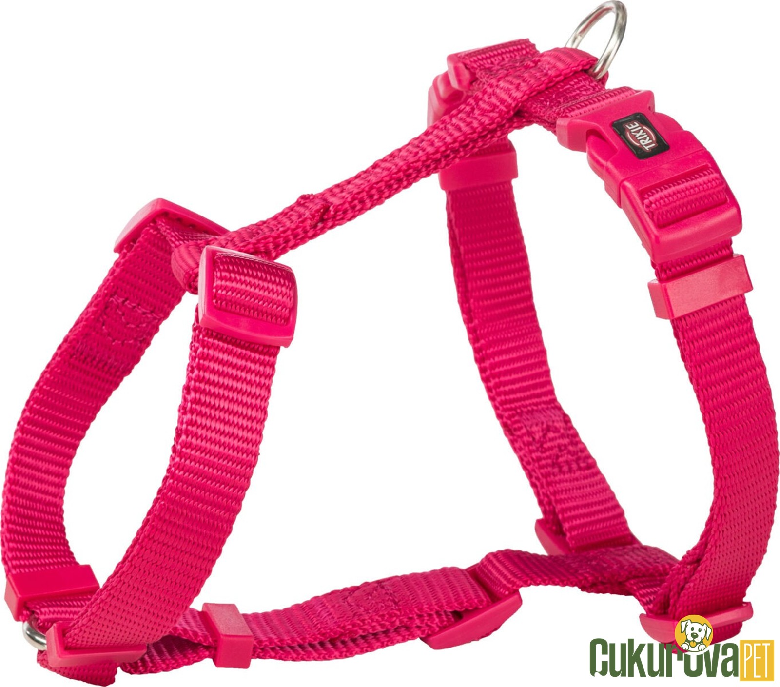 Trixie Premium H Tipi Köpek Göğüs Tasması S - M, Fuşya, 42 x 60 Cm - 15 Mm