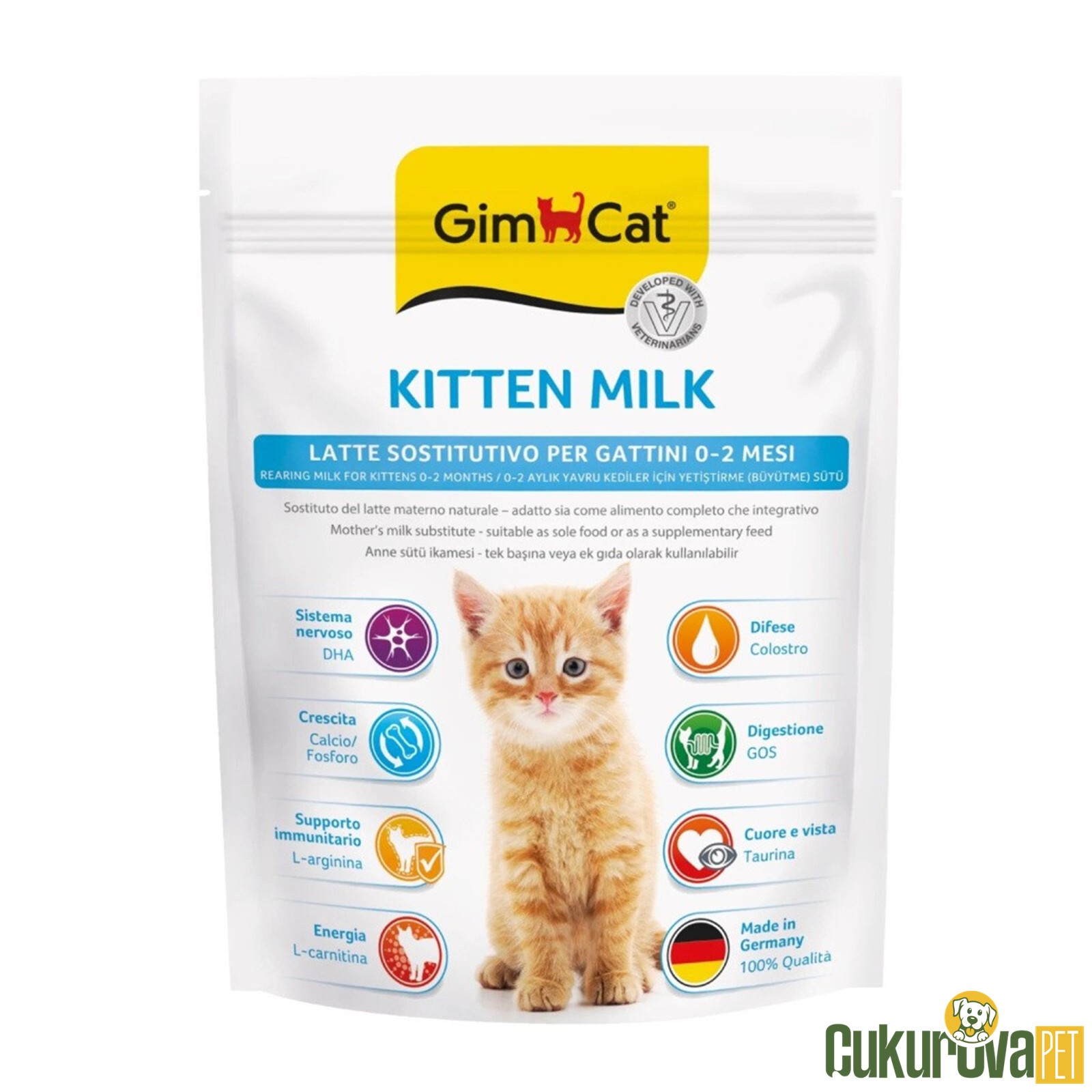 GimCat Kitten Milk Yavru Kedi Süt Tozu 200 Gr