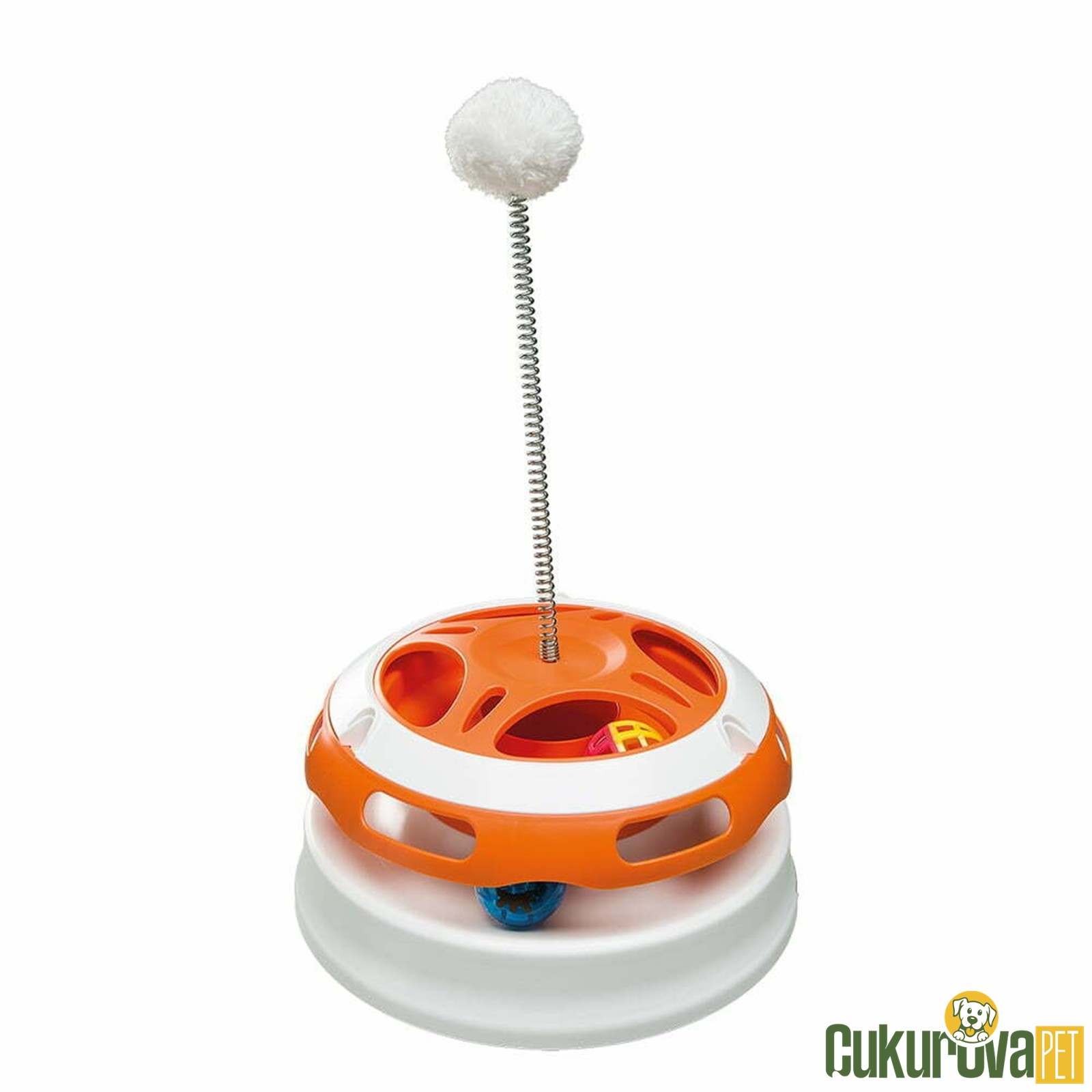 Ferplast Vertigo Döner Piramit Hareketli Kedi Oyuncağı 36.5 Cm