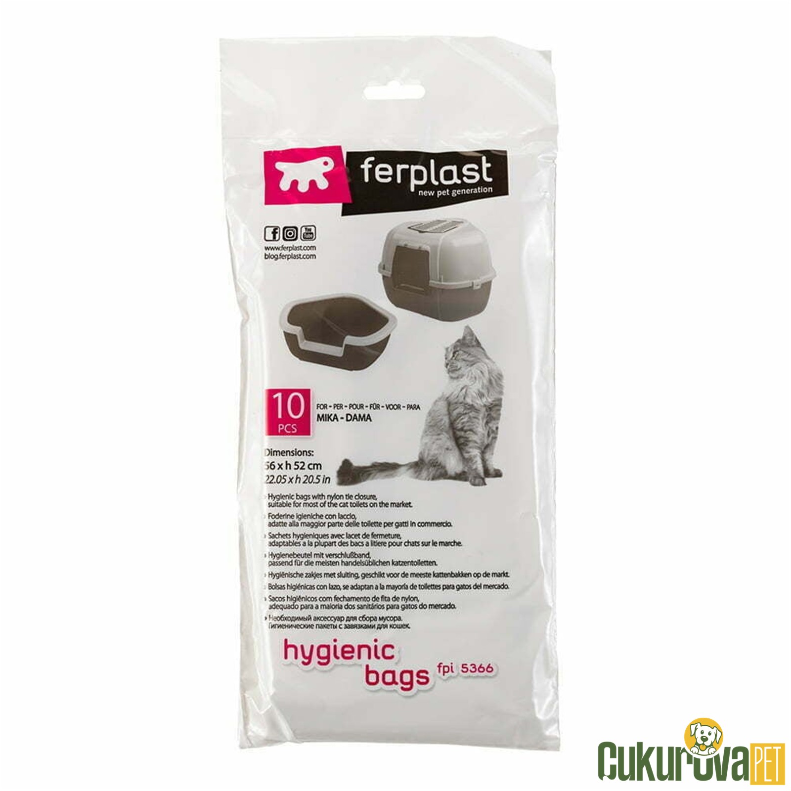 Ferplast Fpi 5366 Mika Ve Dama Tuvalet İçin Poşet