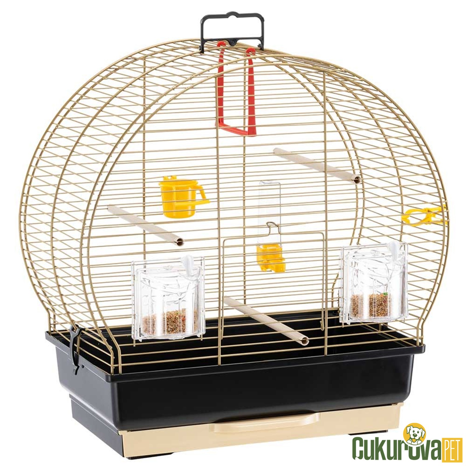 Ferplast Luna 2 Antik Pirinç Kafesi 44.5 x 25 x 45.5 Cm