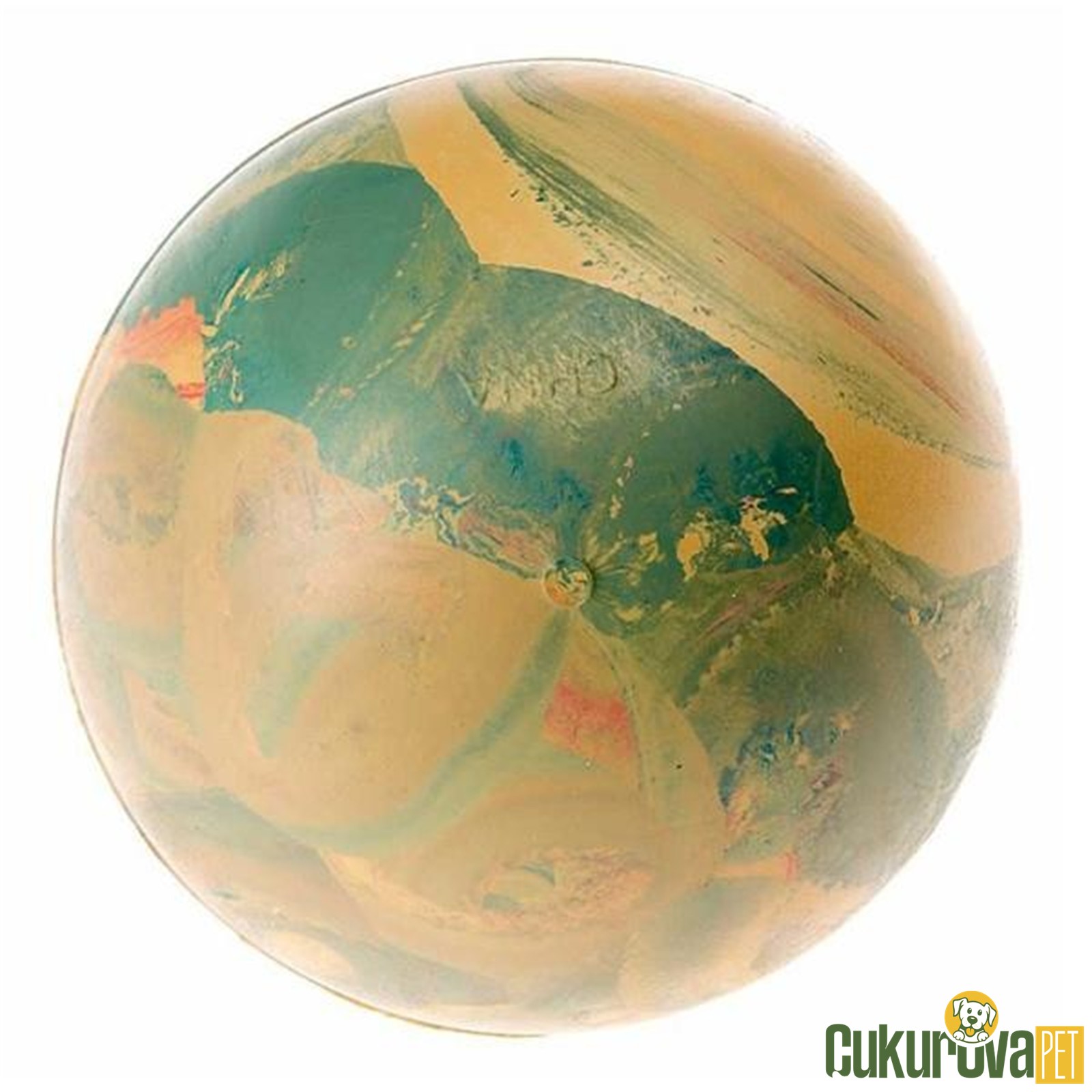 Ferplast Pa 6026 Extra Large Kaucuk Alacalı Top Köpek Oyuncağı 10 Cm