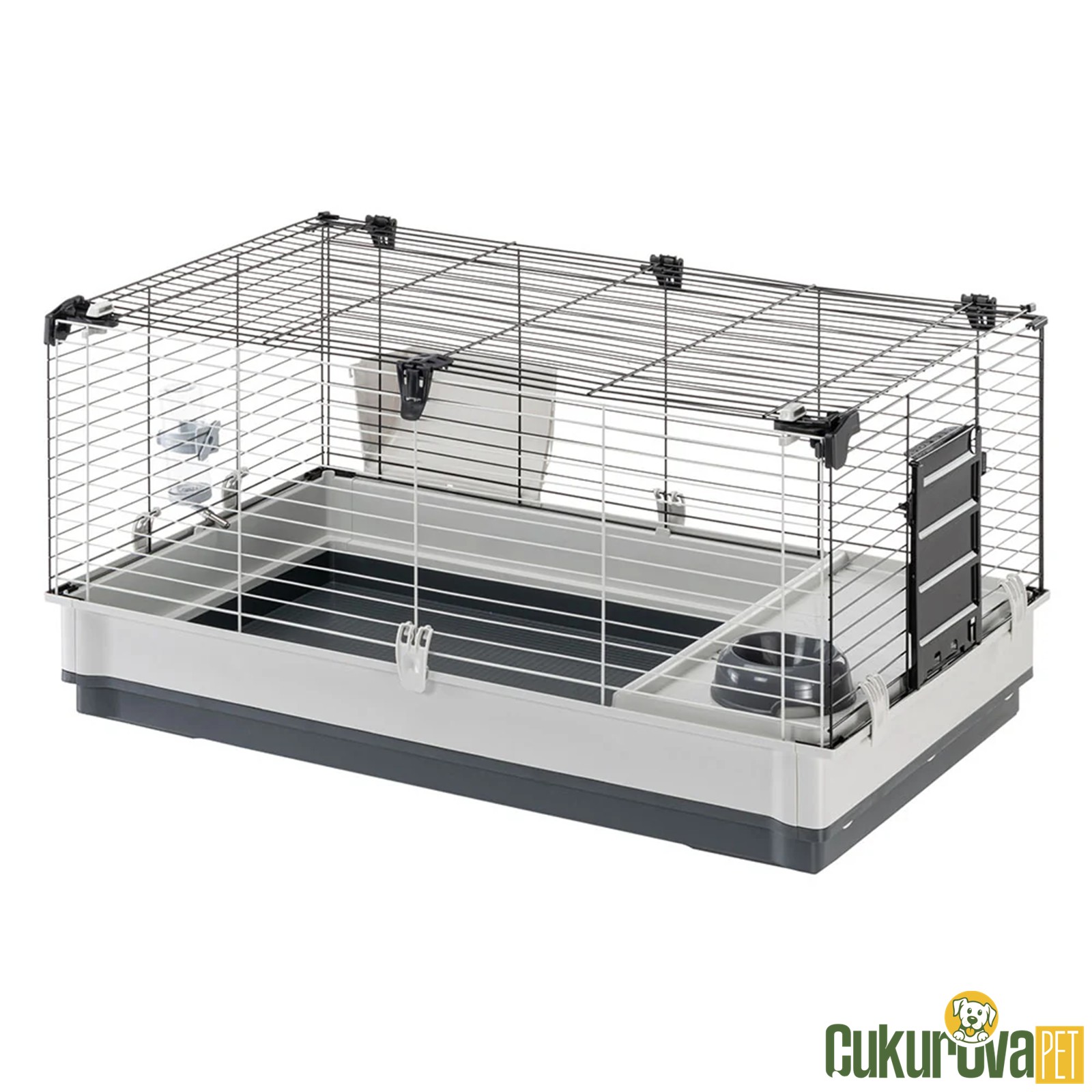 Ferplast Rabbit Cage Krolik Tavşan Kafesi XL - 120 x 60 x 50 Cm