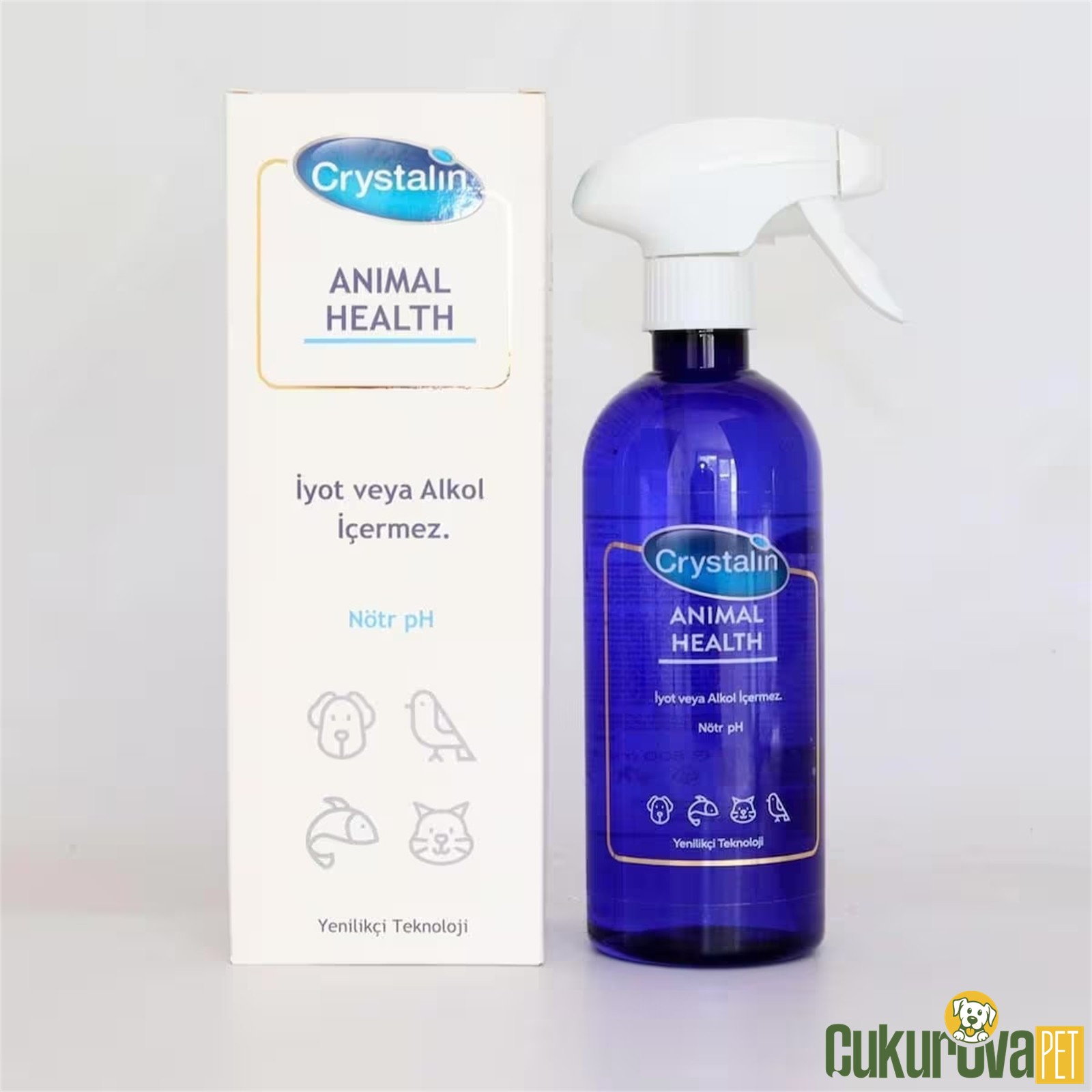 Crystalin Pet Göz, Kulak Ve Ağız Bakım Solüsyonu 500 Ml