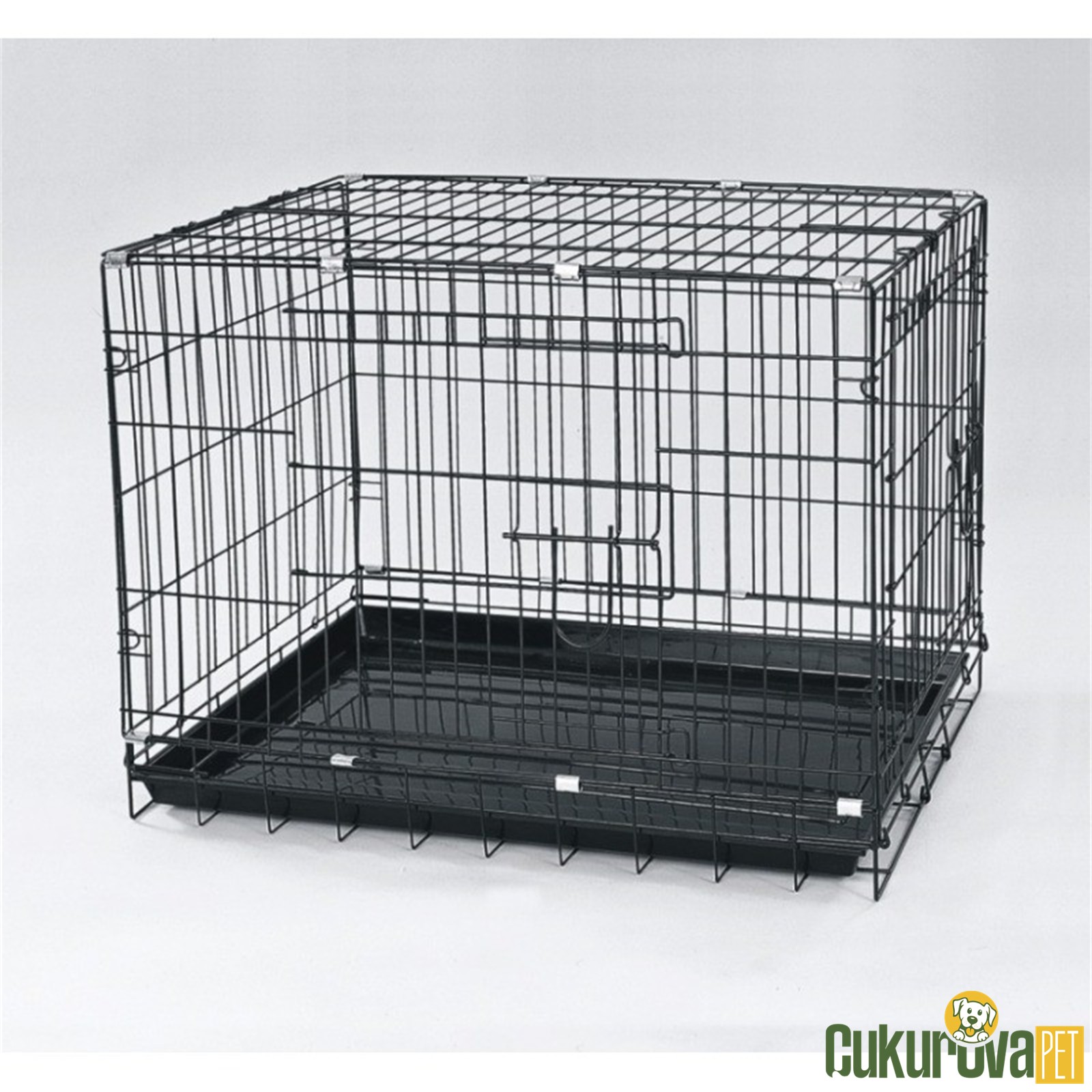 Dayang Kedi & Köpek Kafesi Siyah - 78 x 48 x 55 Cm