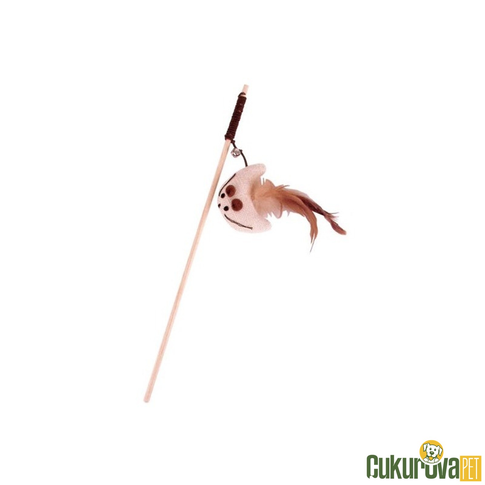 Eastland Tüylü Olta Kedi Oyuncağı 39 Cm