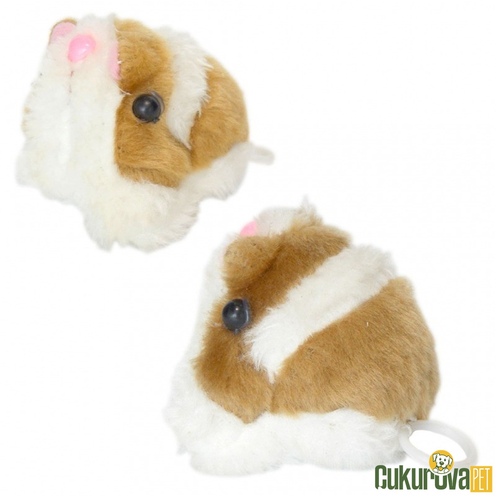 Eastland Titreyen Kurmalı Peluş Hamster Kedi Oyuncağı 7 Cm