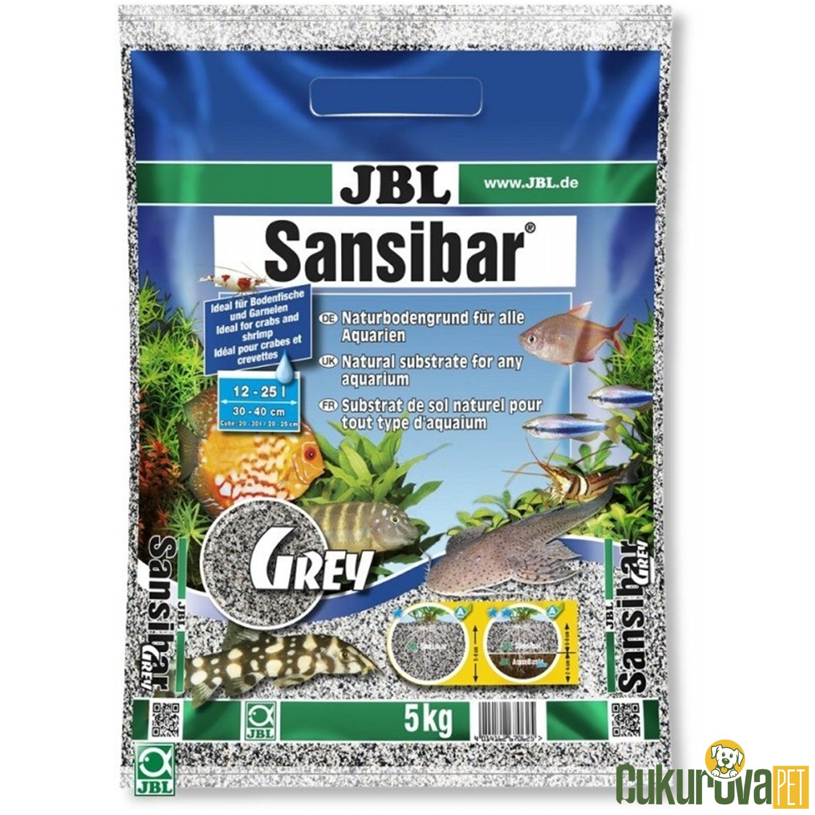 Jbl Sansibar Grey Kum 0.2 - 0.6 Mm - 5 Kg