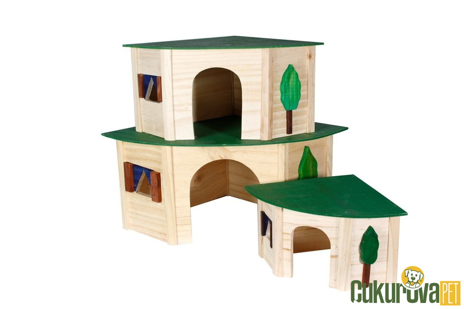 Karlie Ahşap Kemirgen Evi 24 x 34 x 16 Cm