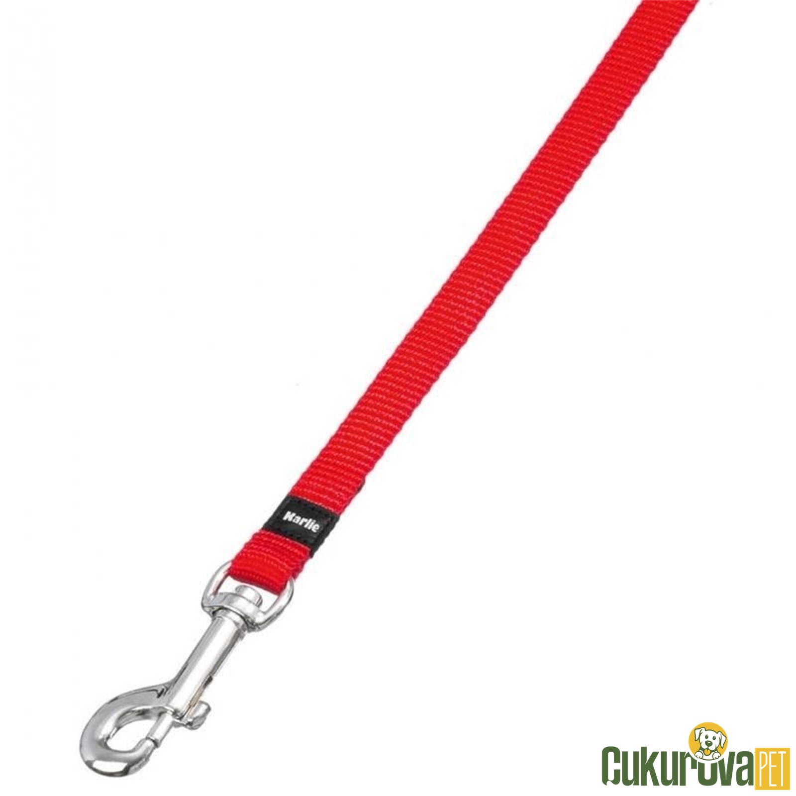 Karlie Köpek Gezdirme Kayışı S Kırmızı - 100 Cm x 15 Mm