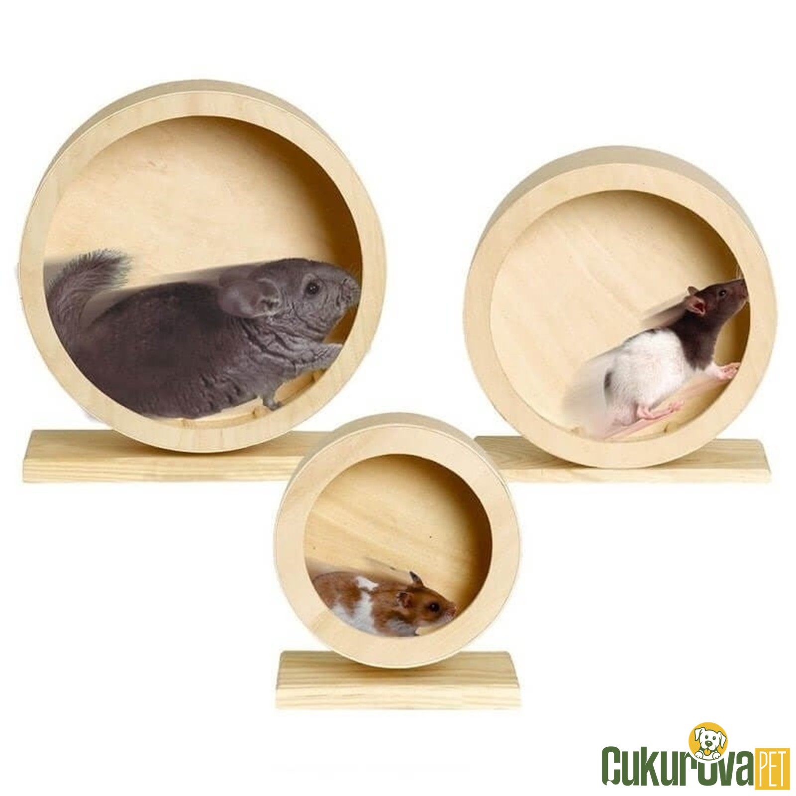 Karlie Ahşap Hamster Çarkı 15 Cm