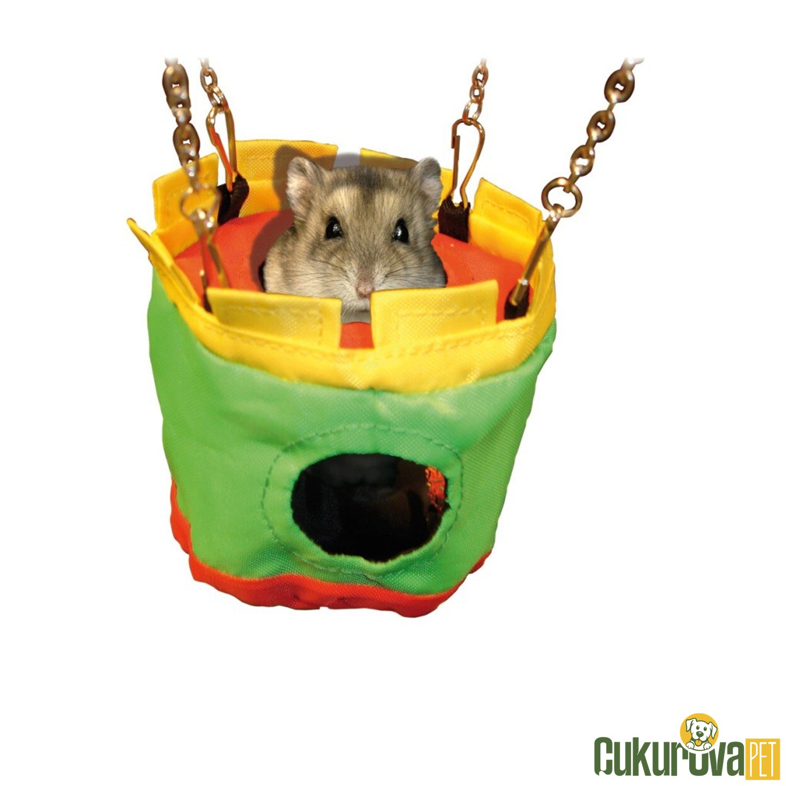 Karlie Naylon Hamster Evi Karışık Renkli - 25 x 10 Cm