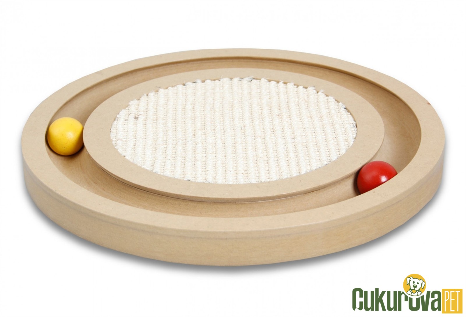 Karlie Ahşap Tırmalama Toplu Kedi Oyuncağı 2 x 29 Cm