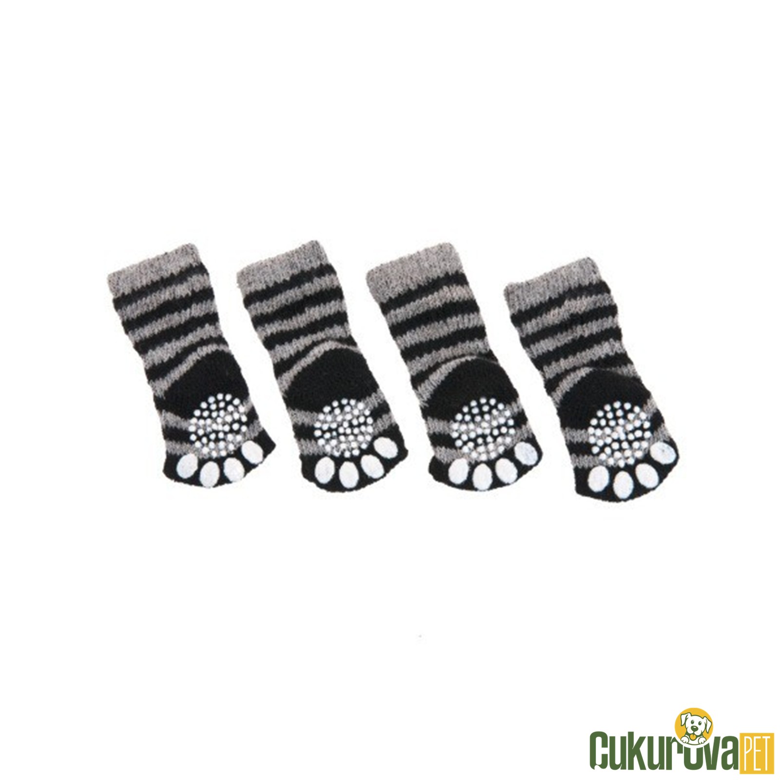 Karlie Kaymaz Köpek Çorabı 4'Lü S - 45 x 35 Mm