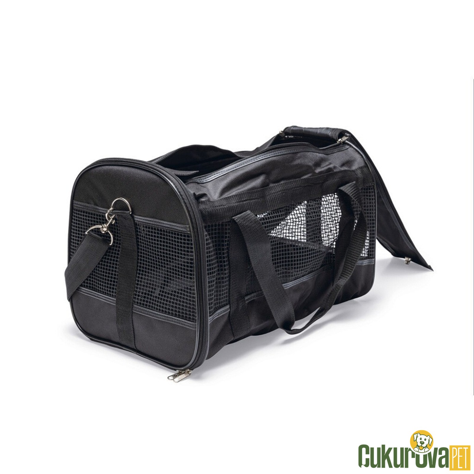 Karlie Kedi & Köpek İçin Taşıma Çantası Siyah - 50 x 28 x 30 Cm
