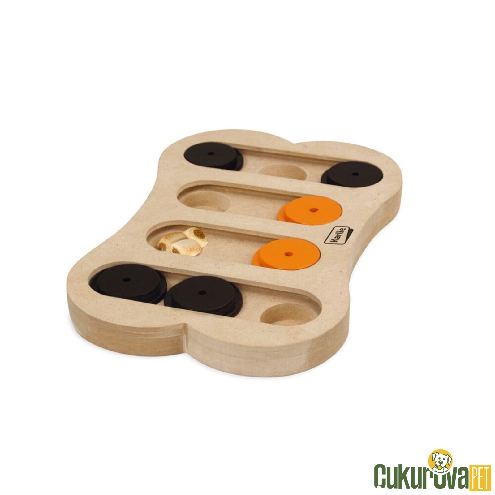 Karlie Ahşap Zeka Geliştirici Köpek Oyuncağı 30 x 19 x 2 Cm