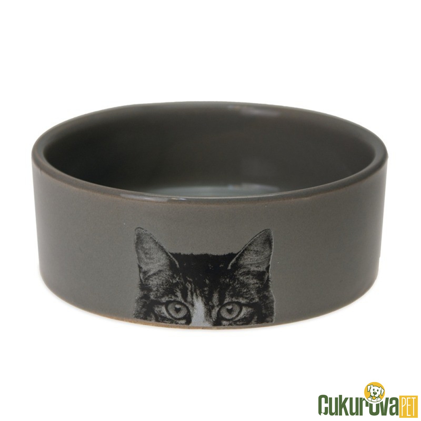 Karlie Seramik Kedi Mama Ve Su Kabı Gri - 250 Ml