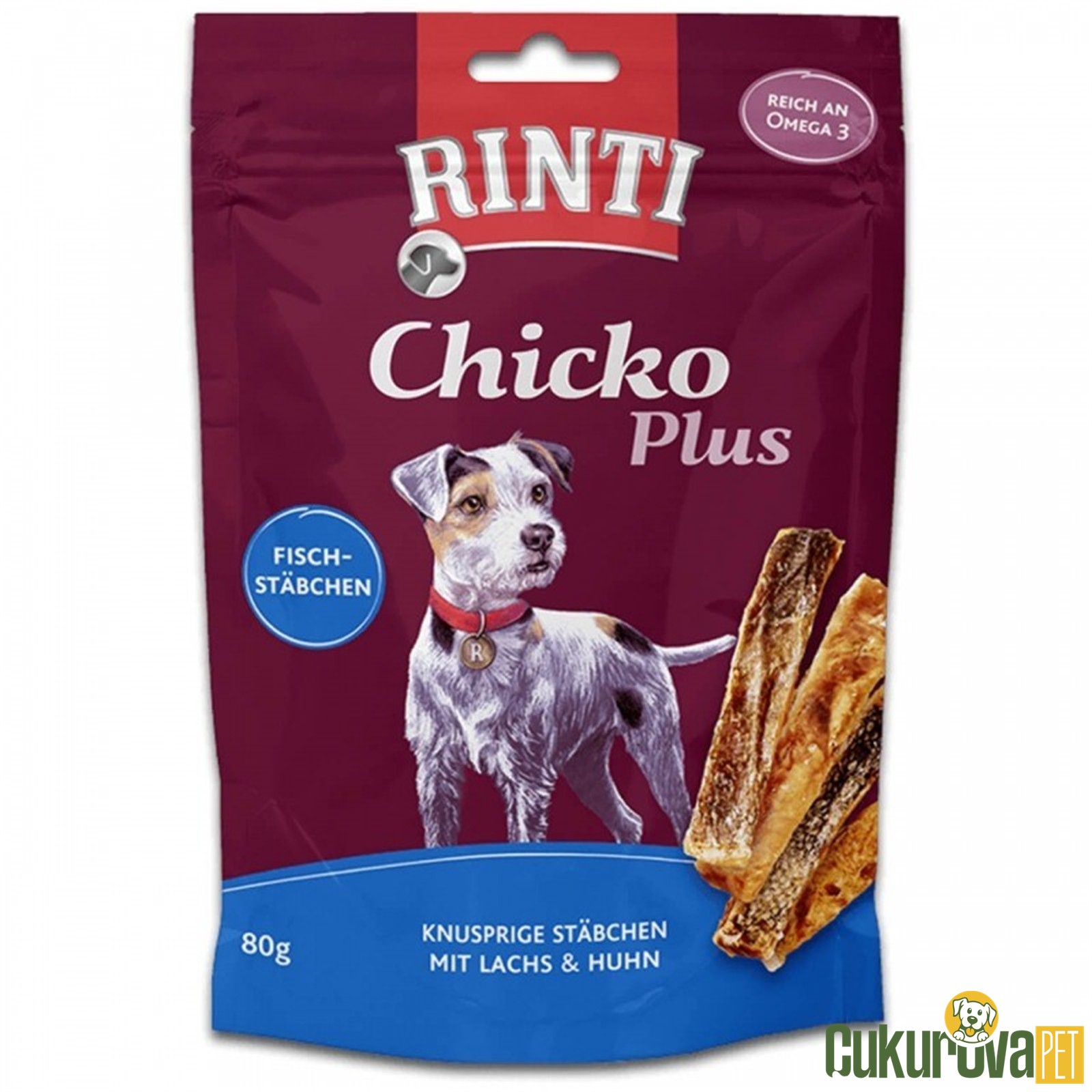 Rıntı Chicko Plus Balıklı Ve Tavuklu Köpek Ödül Maması 80 Gr