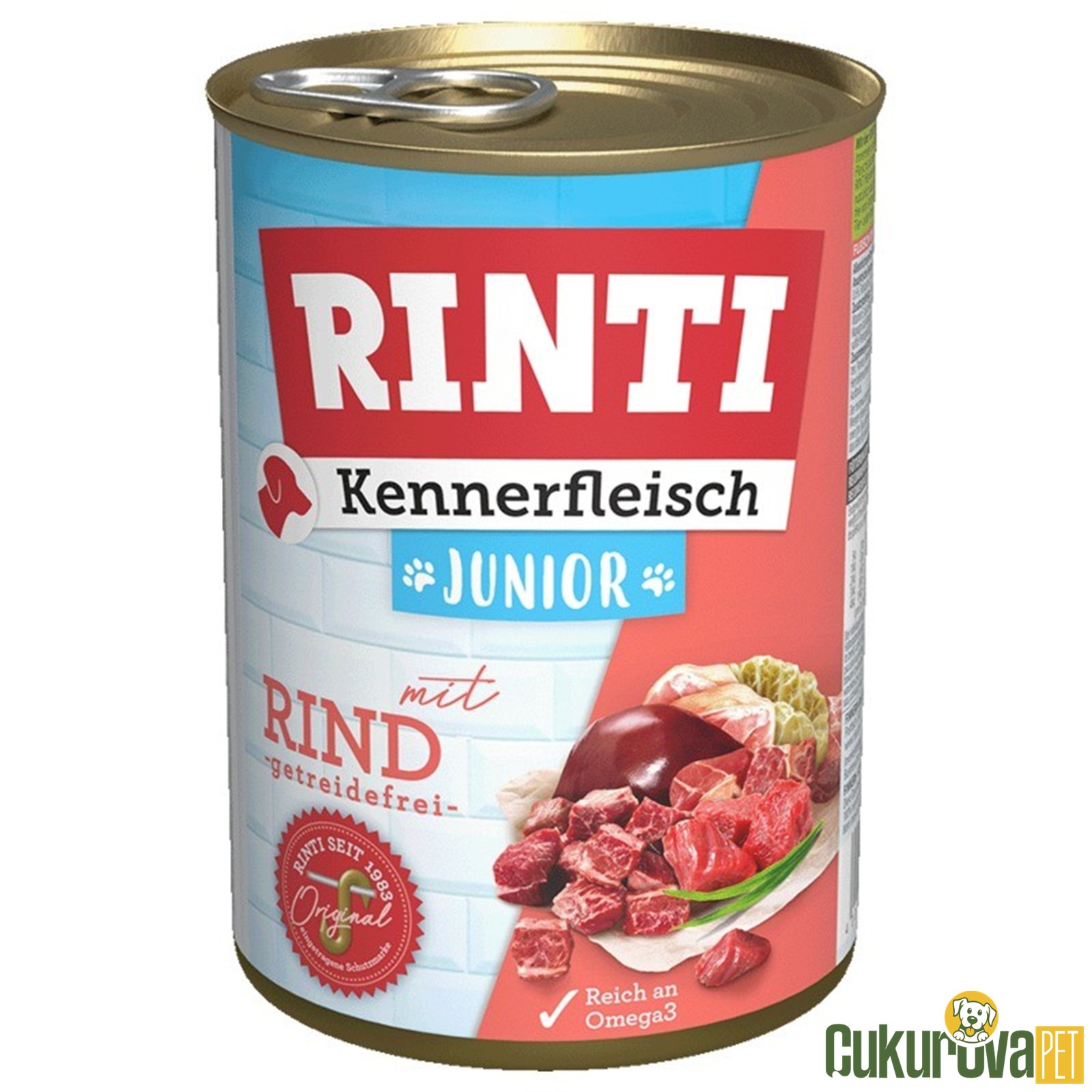 Rıntı Dana Etli Gurme Yavru Köpek Yaş Maması 400 Gr
