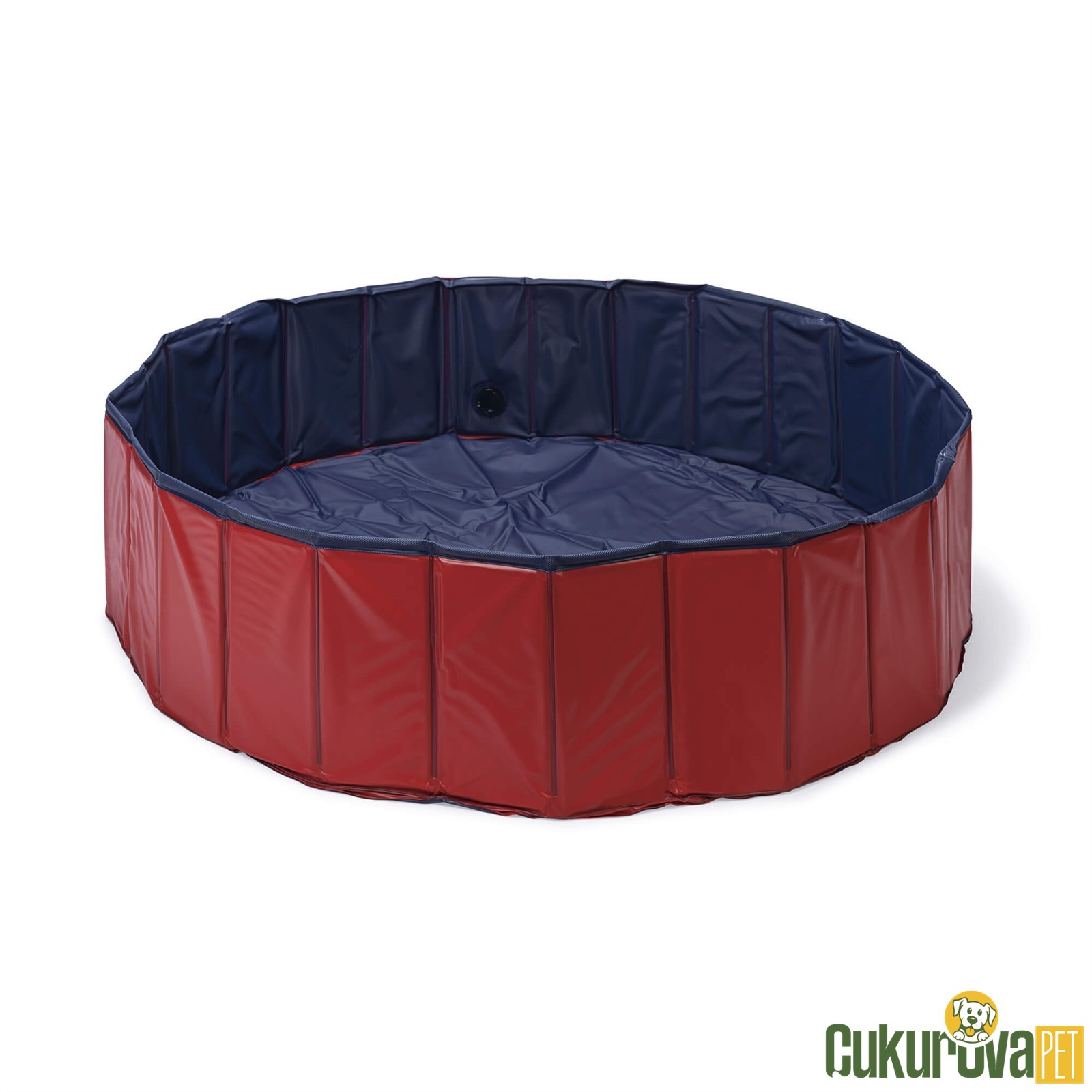 Karlie Köpek Havuzu Mavi - Kırmızı 120 Cm