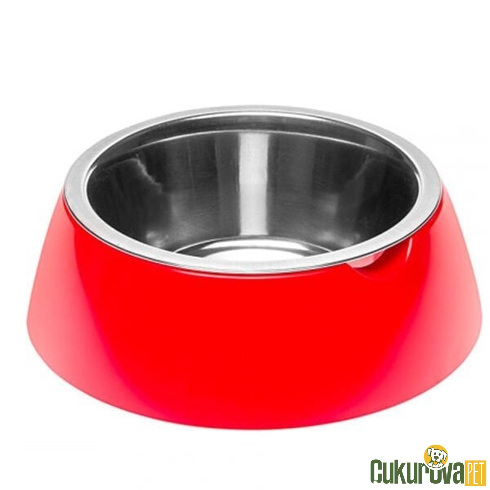 Ferplast Jolie Kedi & Köpek Mama Ve Su Kabı Kırmızı - 1.2 L