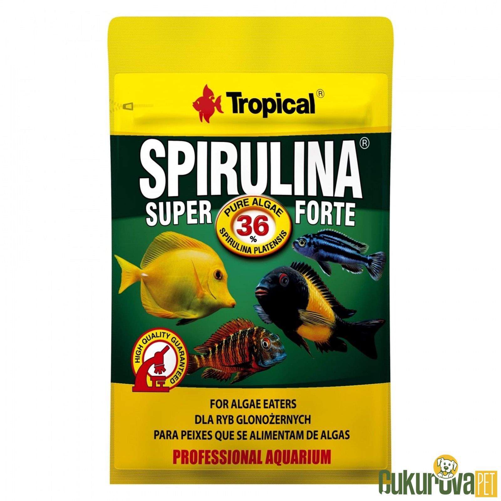Tropical Spirulina Super Forte Flakes Pul Yem 12 Gr