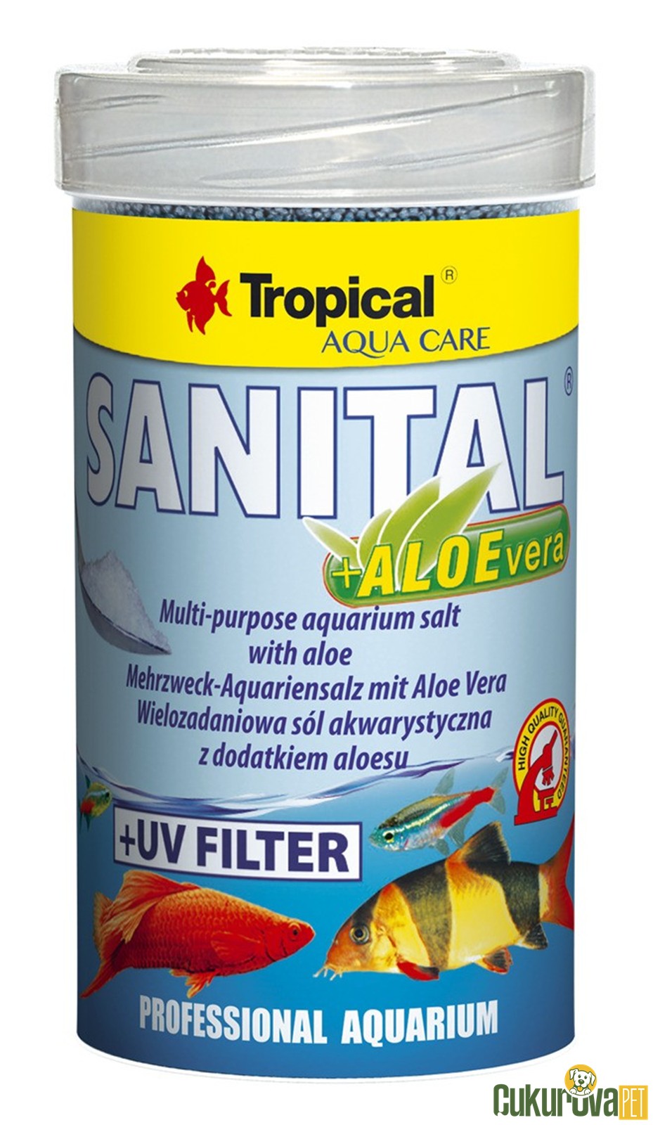 Tropical Sanital Aloe Vera Akvaryum Tuzu 1000 Ml - 1.2 Kg