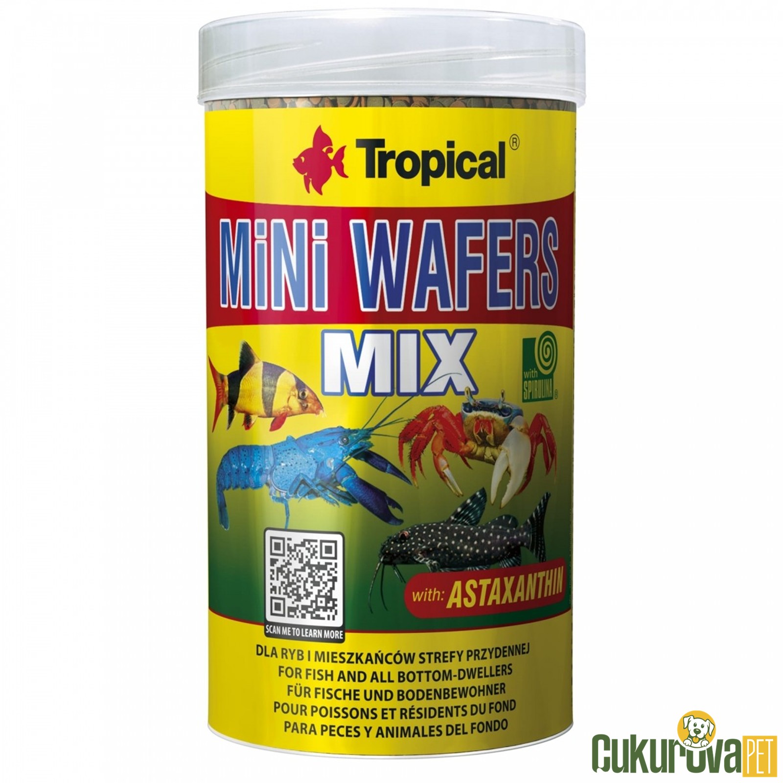 Tropical Mini Wafers Mix Tablet Yem 100 Ml - 55 Gr