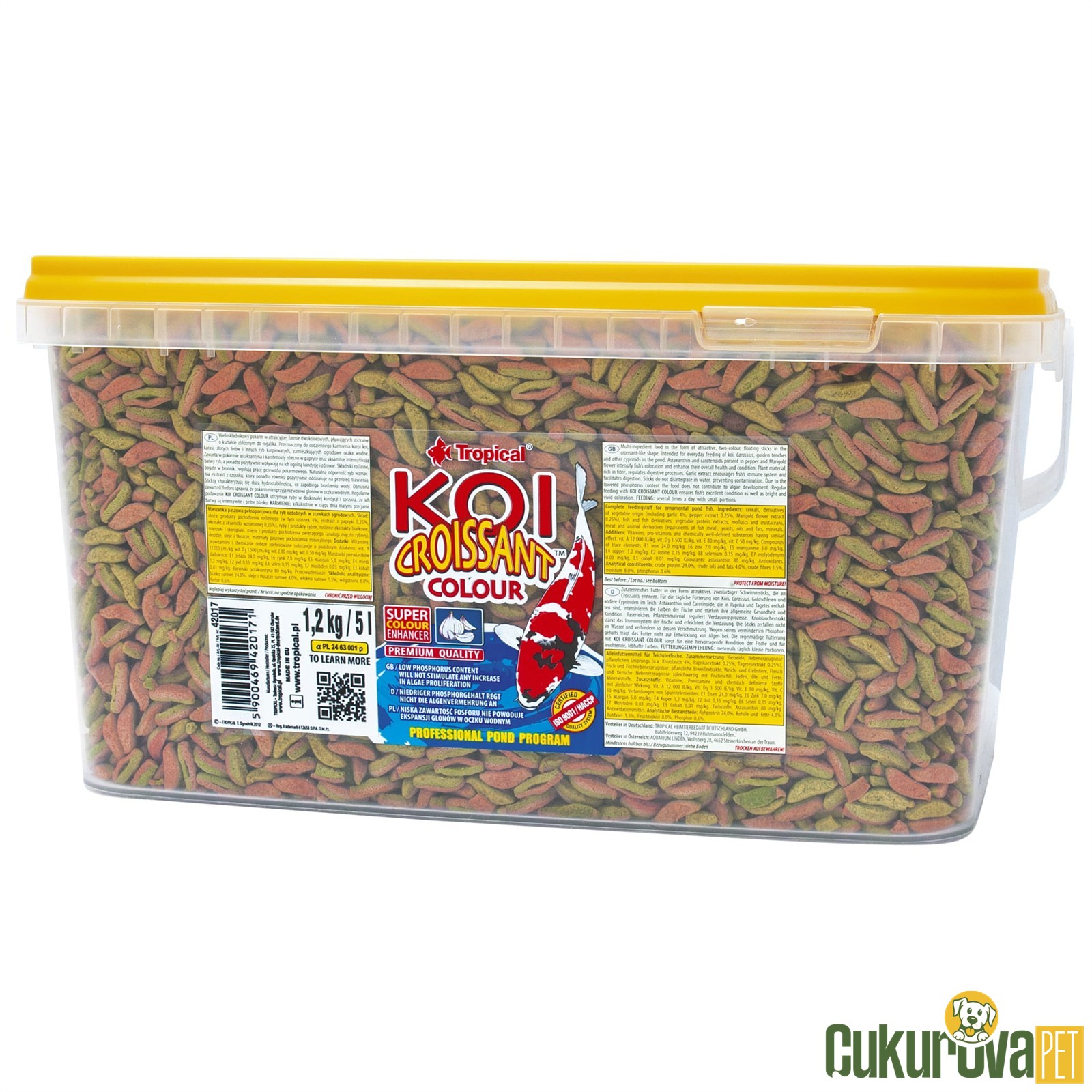 Tropical Koi Croissant Colour 5 L - 1.2 Kg