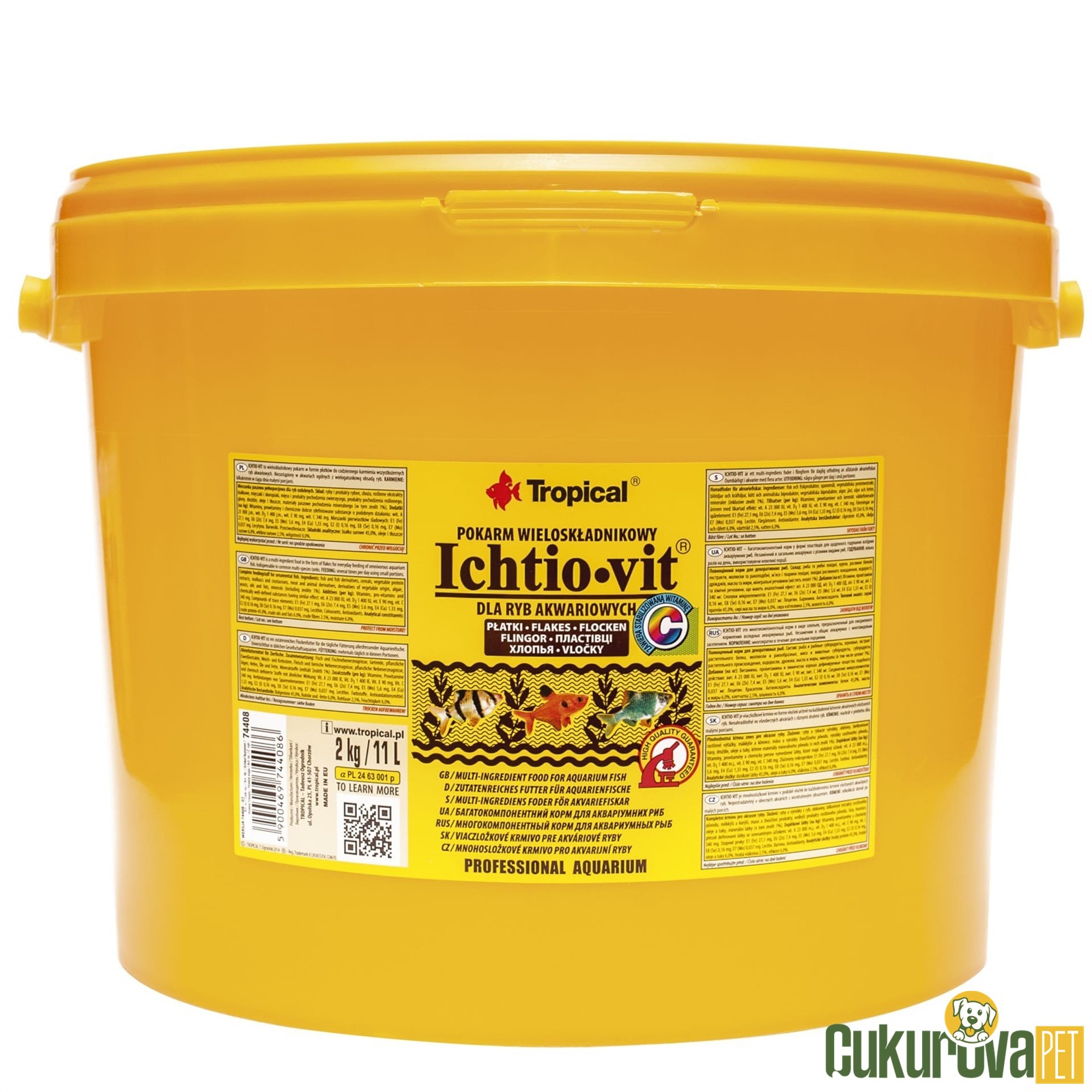 Tropical Ichtio-vit Pul Yem 11 L - 2 Kg