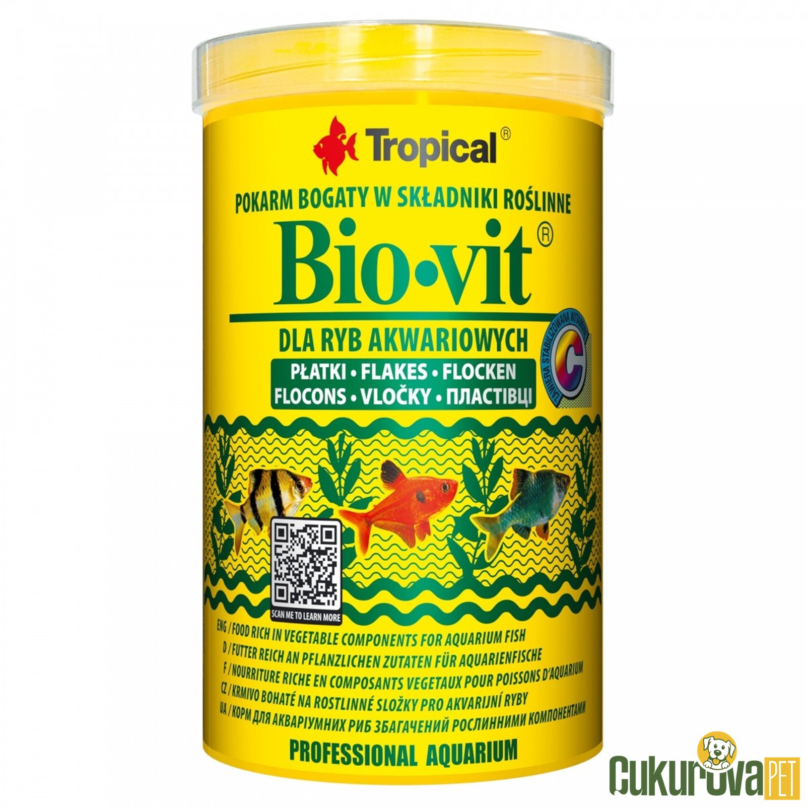 Tropical Bio-vit Flakes Pul Yem 250 Ml - 50 Gr